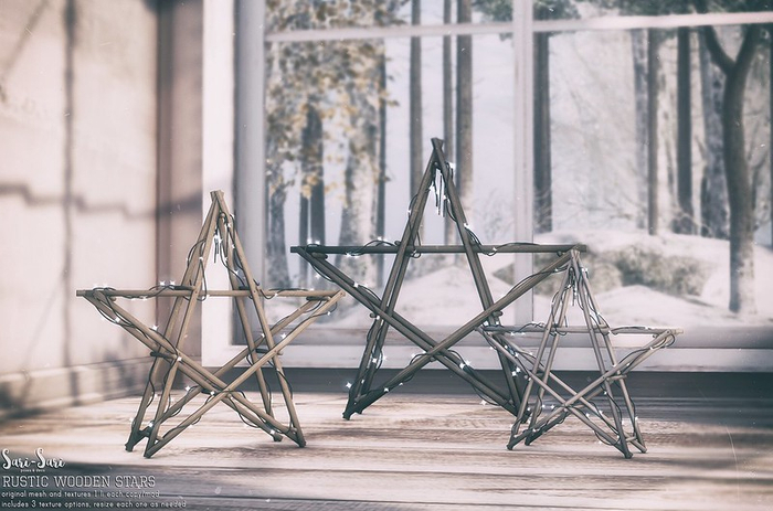 Sari-Sari - Rustic Wooden Stars