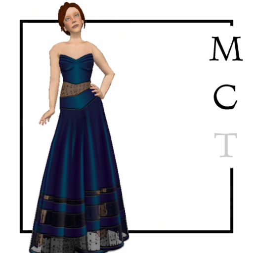 Miracle ballgown blue [by Pretty Magic]