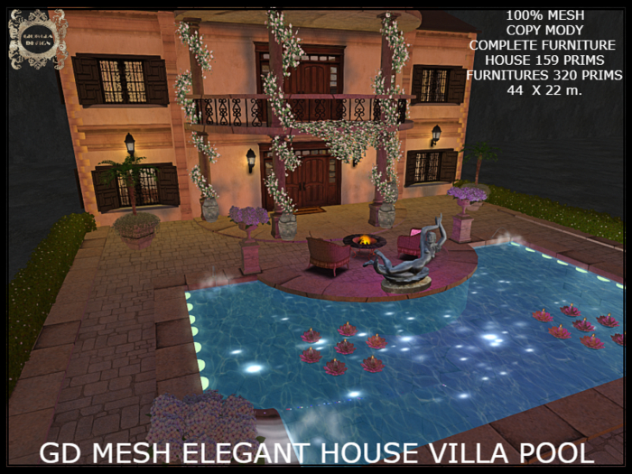 GD MESH ELEGANT HOUSE VILLA POOL