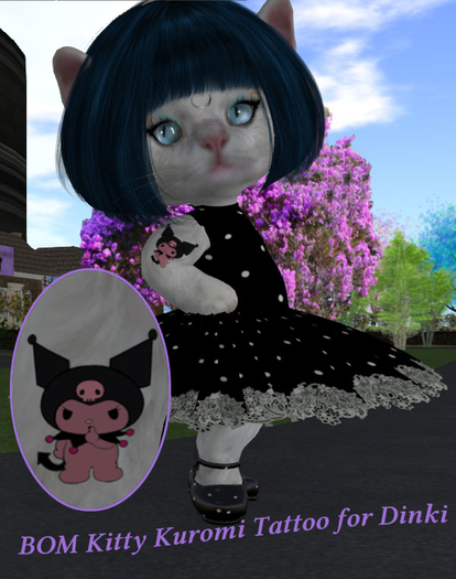 CR SH BOM Kitty Kuromi Tattoo for Dinki