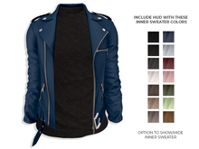 MINIMAL - The Biker Jacket Blue