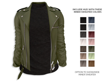 MINIMAL - The Biker Jacket Green