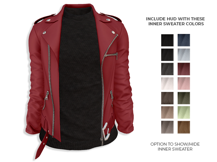 MINIMAL - The Biker Jacket Red