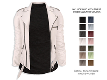 MINIMAL - The Biker Jacket White
