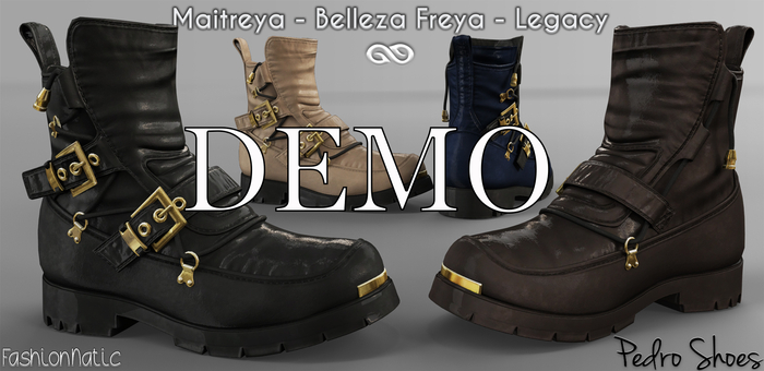 Demo Pedra Boots Fatpack - Maitreya, Belleza Freya, Legacy - FashionNatic