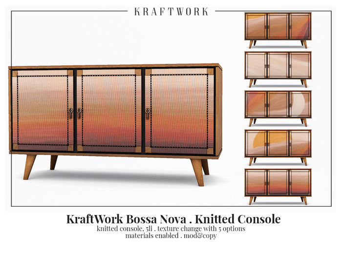 KraftWork Bossa Nova . Knitted Console