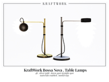 KraftWork Bossa Nova Table Lamps (Add Me)