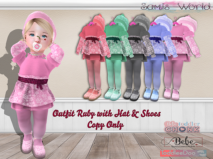 (SW)  Outfit Ruby Fatpack TDB/BEBE+CHONK Hud