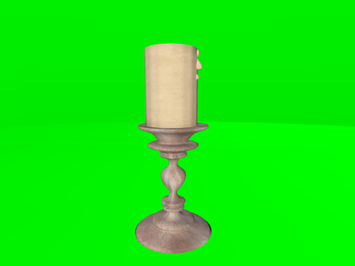 Fluted Candle Metal Holder