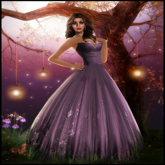 Blossom Purple Formal Dress by Rock Me Amadeus