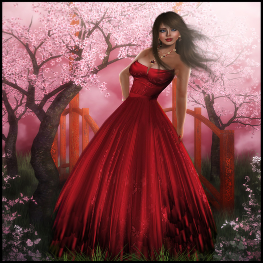 Blossom Red Formal Dress by Rock Me Amadeus