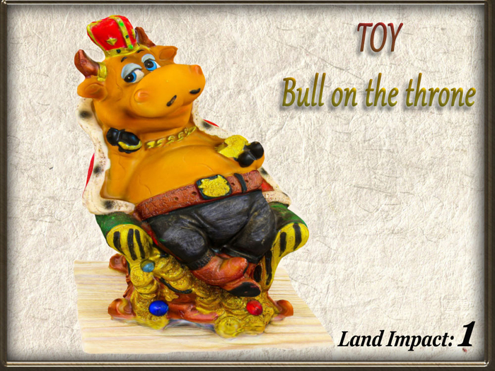 TOY - Bull on the throne (1 Li) Full Perm
