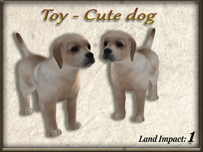 Toy - Cute dog (1 Li) Full Perm