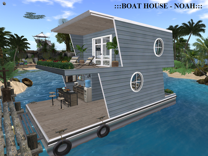 :::BOAT HOUSE - NOAH:::REZ box:::100% mesh:::two versions