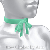 ARIA // Mint Bow Choker / Maitreya  Inithium Kupra Unrigged