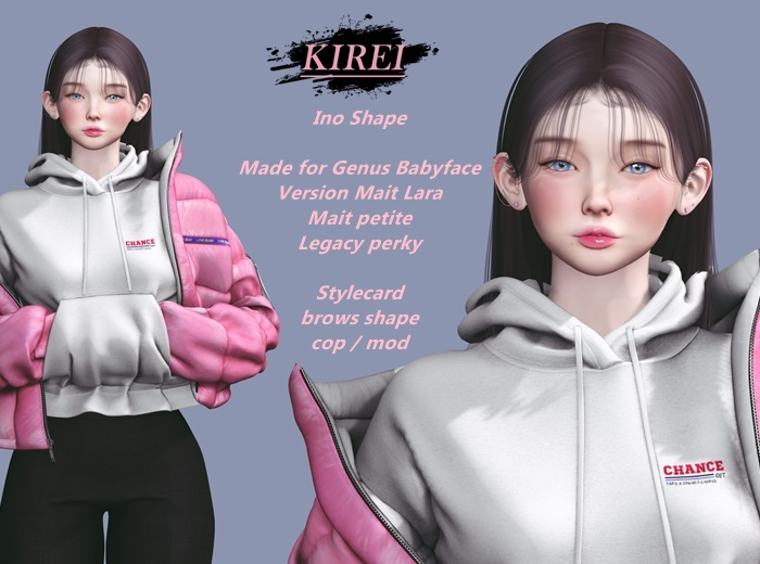 [KIREI] Ino Shape - Genus BabyFace w001