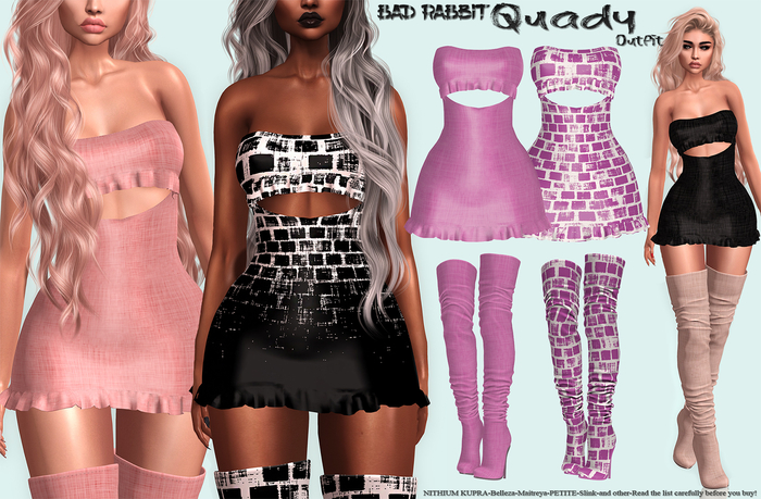 .:Bad Rabbit:. Quady Outfit Pink