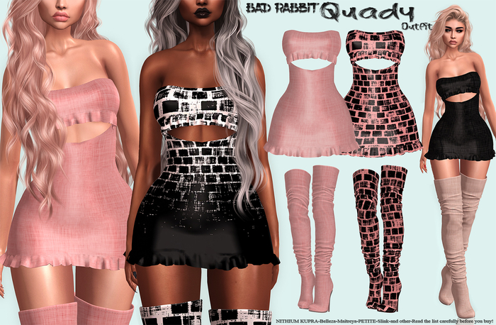 .:Bad Rabbit:. Quady Outfit Peach