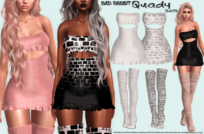 .:Bad Rabbit:. Quady Outfit White