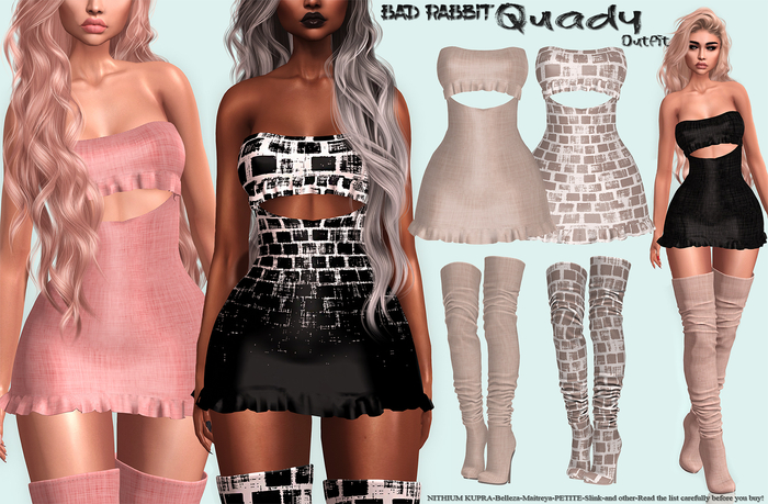.:Bad Rabbit:. Quady Outfit Beige