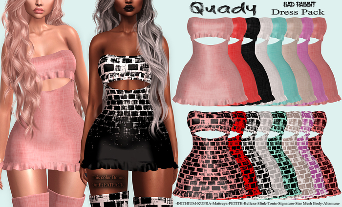 .:Bad Rabbit:. Quady Dress PACK