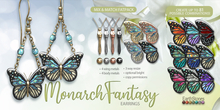 EarthStones Monarch Fantasy Earrings ~ Fatpack