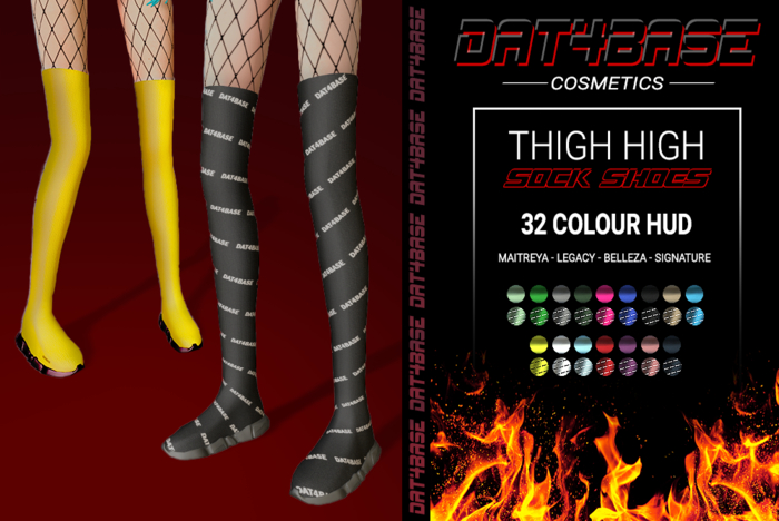 DAT4BASE - Thigh High Sock Shoes Fatpack (Add me!)