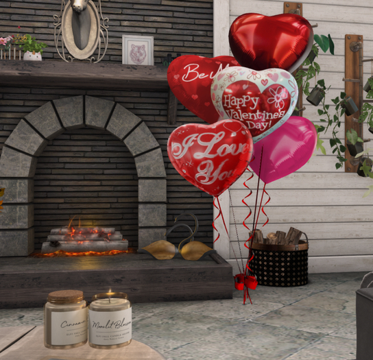 Valentine Ballons für Ihre Freunde und Familie. Valentinstag!