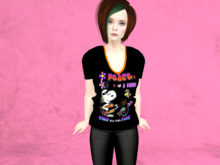 Hippy-Peace is a Tune-Mesh Ladies shirt