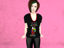 Hippy-Go Somewhere-Mesh Ladies shirt