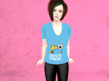 Hippy Chick-Mesh Ladies shirt