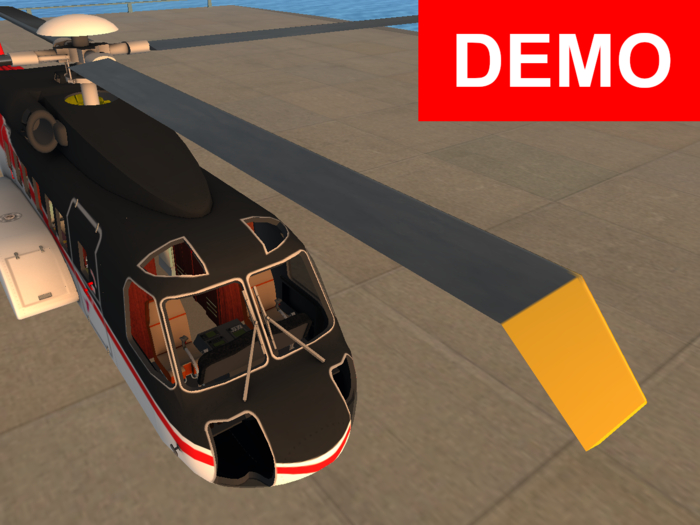 Second Life Marketplace - SA S92 / H92 Bare Metal Main Rotor Paint (Demo)