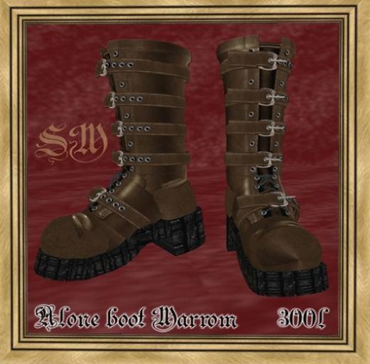 .::SM::. ALONE BOOT MARROM - male boots - resell box