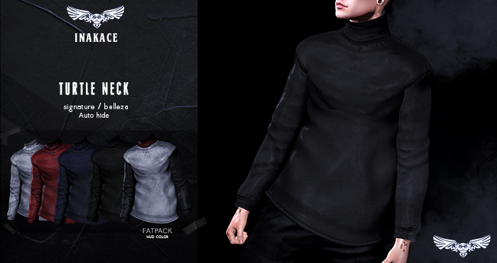 INAKACE * SWEATER TURTLE NECK RED 