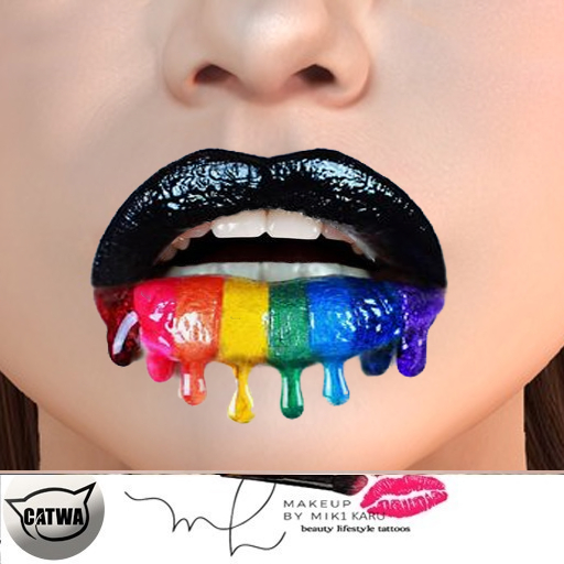 Catwa Glossy Coloured Slime Lips