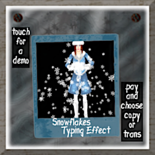 Snowflakes Typing Effect