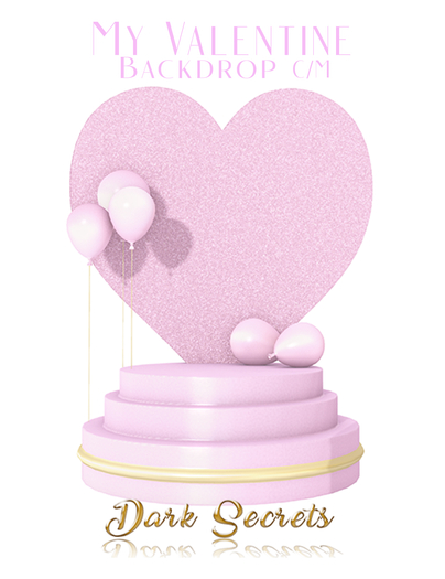 Dark Secrets - My Valentine Backdrop