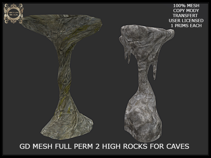 GD MESH FULL PERM 2 HIGH ROCKS FOR CAVES