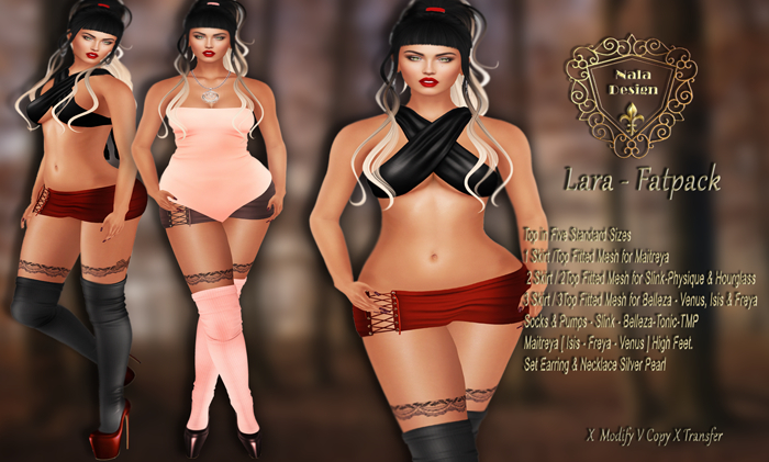 Nala Design - Lara Outfit Fatpack