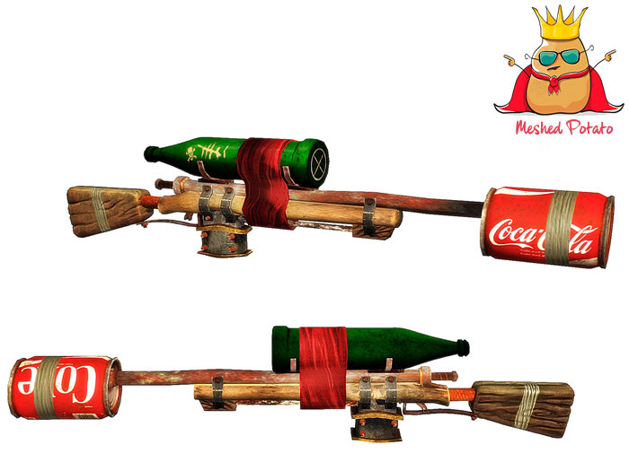 Meshed Potato - Apocalyptic Rifle - Full Perm Mesh
