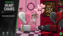 MadPea Heart Chairs