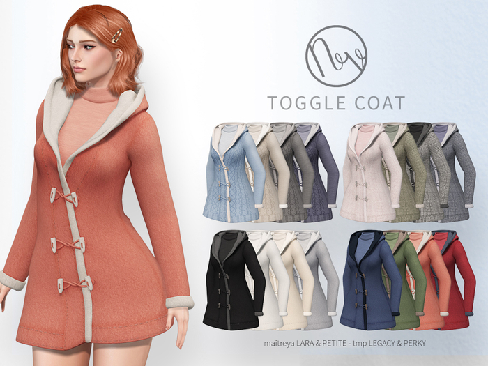 neve coat - toggle fatpack