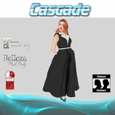 CASCADE - Noir dress Gift