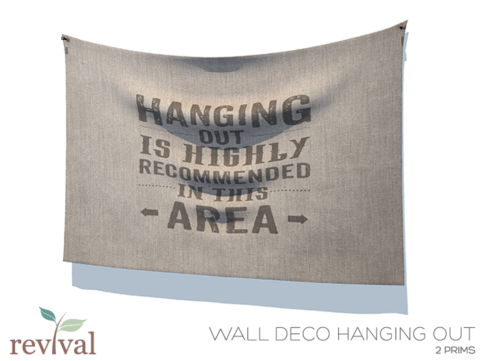 .:revival:. wall deco hanging out