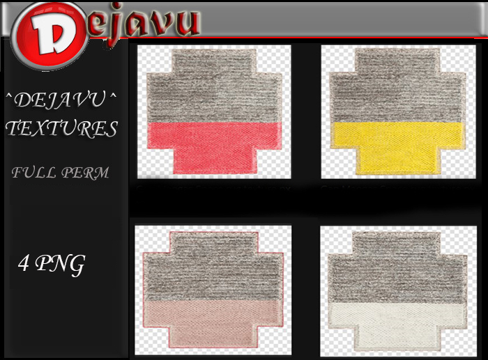 ^Dejavu^ Full Perm Modern Rug Png 02
