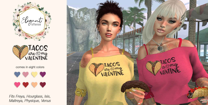 Elegant Offense: Tacos Are My Valentine Fatpack {add me}