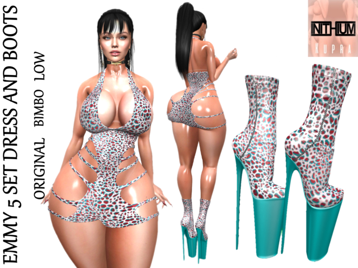 EMMY 5 SET DRESS AND BOOTS  INITHIUM KUPRA
