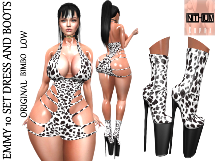 EMMY 10 SET DRESS AND BOOTS  INITHIUM KUPRA