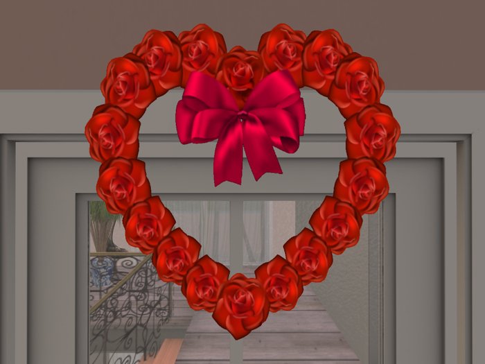 Red Rose wreath