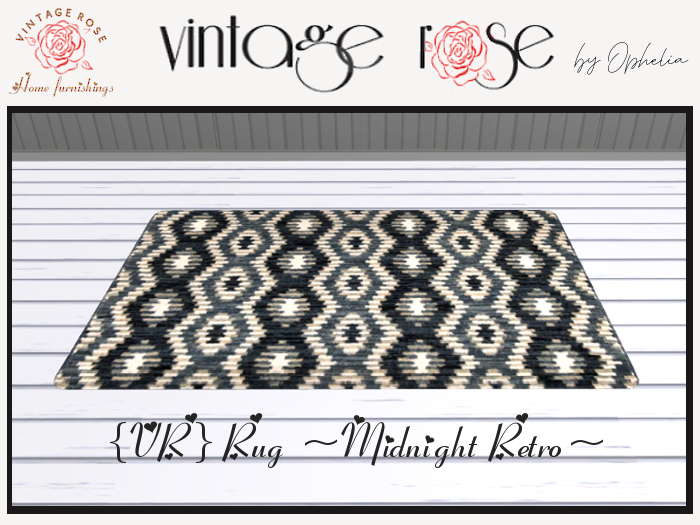 {VR} Rug ~Midnight Retro~